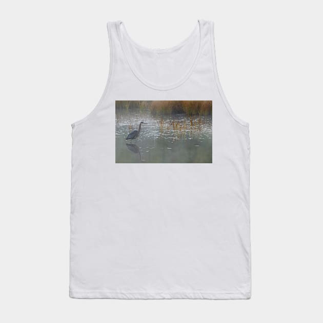 Heron There - Great Blue Heron, Algonquin Park, Canada Tank Top by Jim Cumming